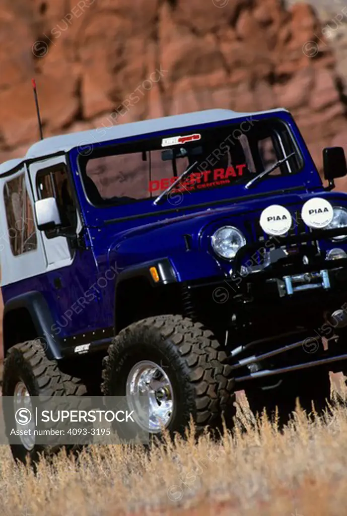 Jeep Wrangler 2004 blue