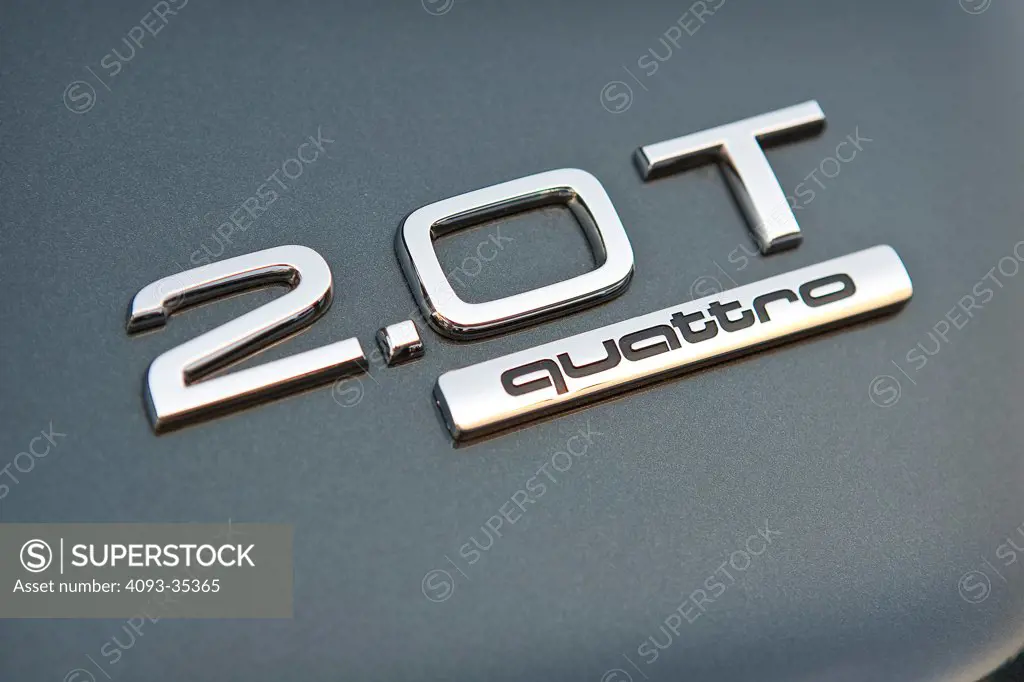2010 Audi A5 2.0T, close-up on logo