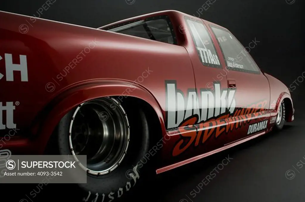 Gale Banks Chevy Dragster S10 pickup displayed in the studio A futurist, inventor and entrepreneur, Gale Banks is known worldwide for his company's innovations in turbocharging and diesel technology.
