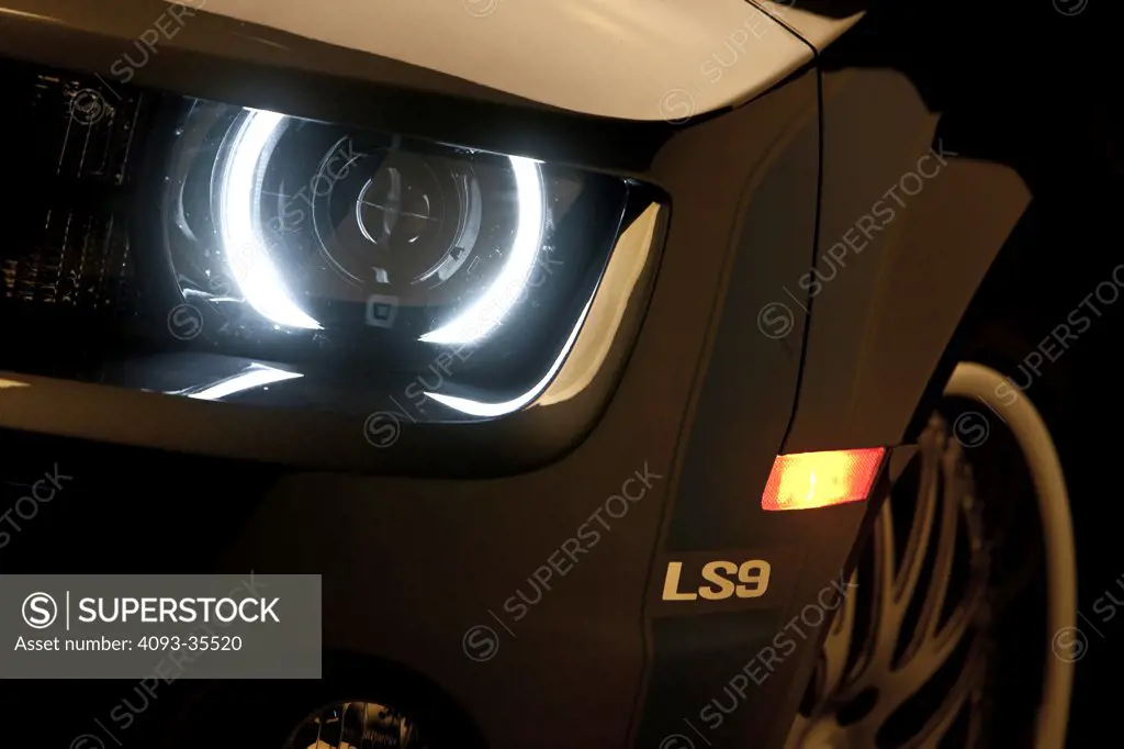 2010 Hennessey HPE700 Camaro close-up on headlight