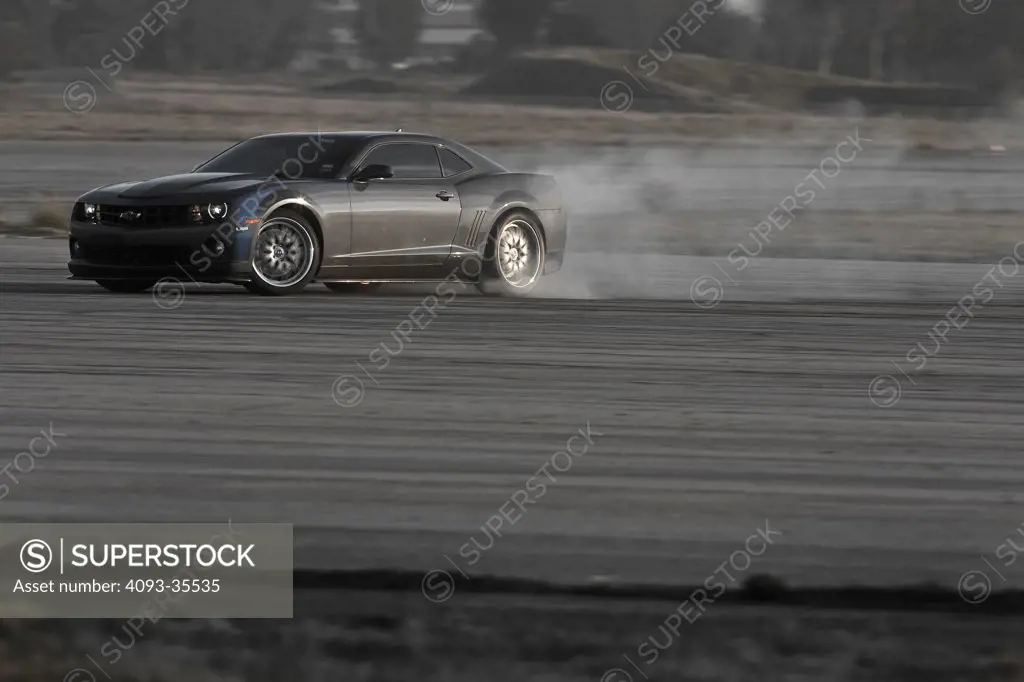 2010 Hennessey HPE700 Camaro on track, front 7/8