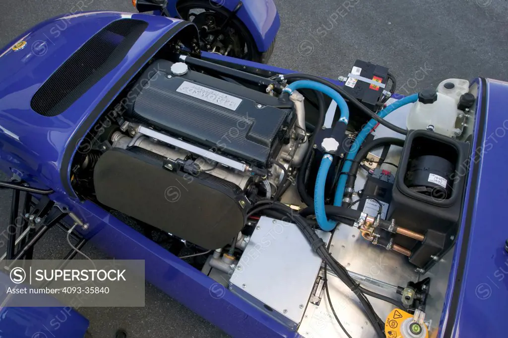 2006 Caterham CSR showing the 2.3 litre (260 bhp) Ford Cosworth Duratec engine