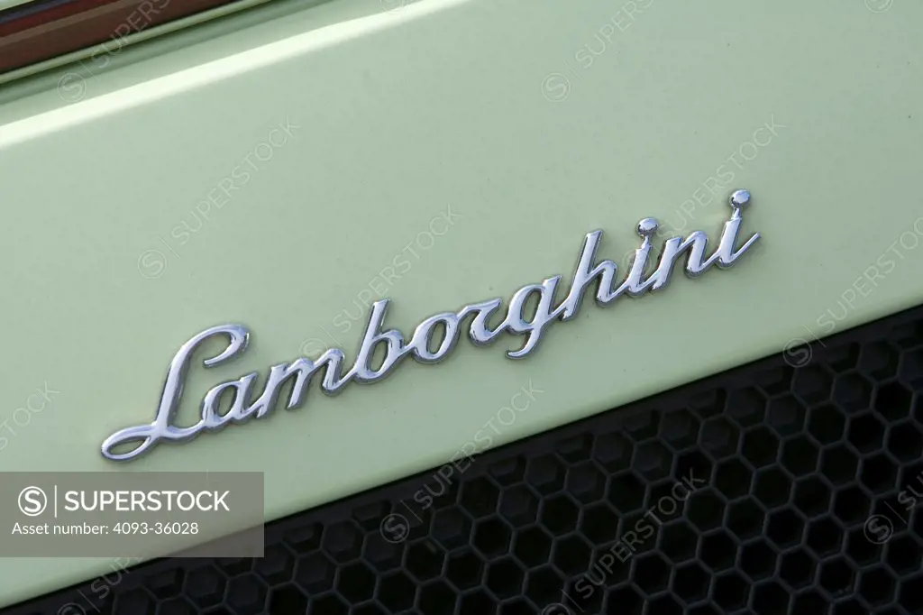 2006 Lamborghini Gallardo Spyder showing the rear badge logo