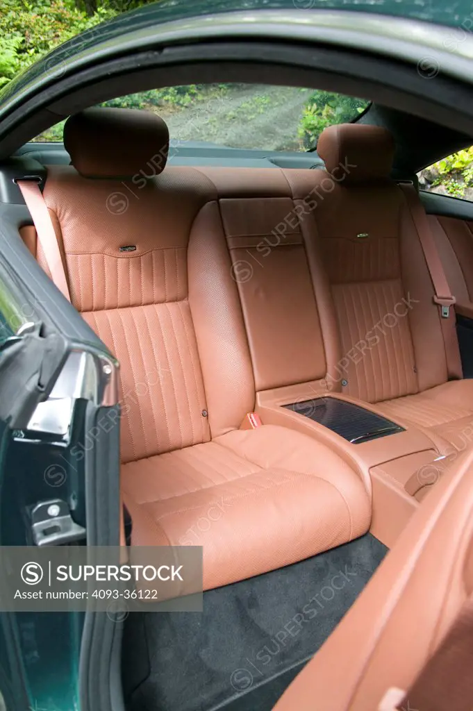 2007 Mercedes Benz CL600 showing the rear seats