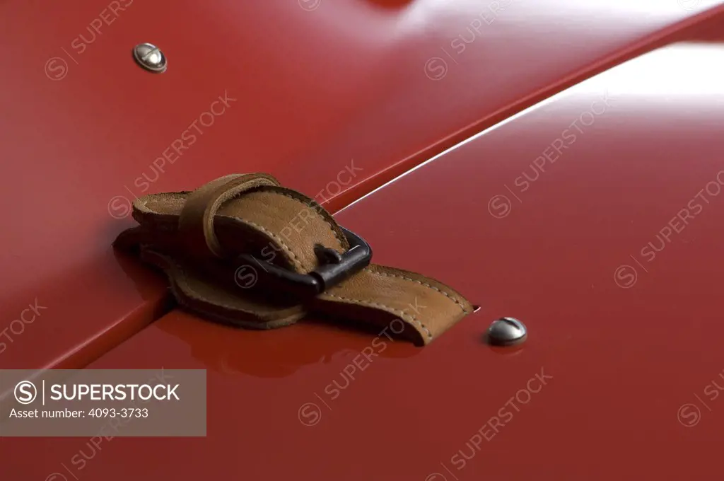 1955 Ferrari 410 Sport Scaglietti red convertible # number 98