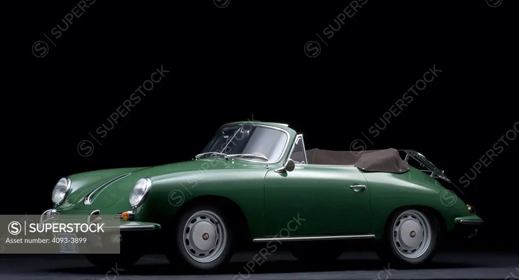 1965 Green 956 Porsche, side view
