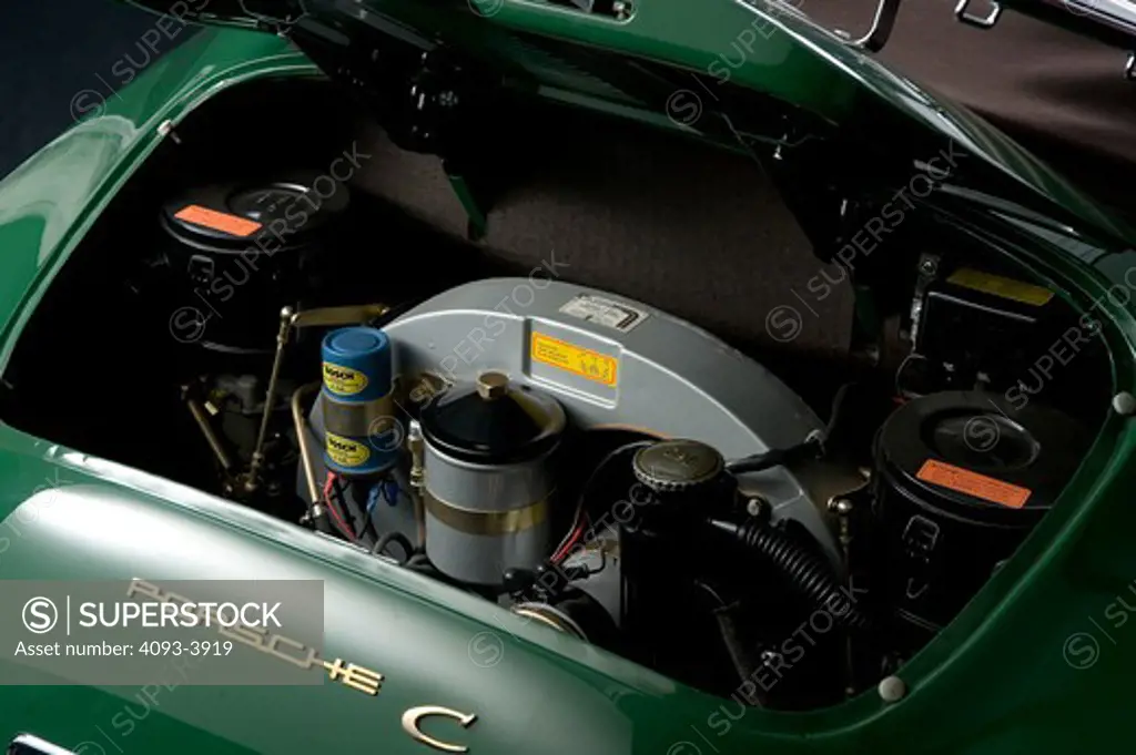 Porsche 356 engine, close-up