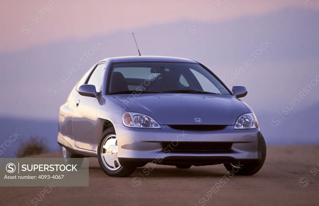 Hybrid Honda Insight 2001 silver