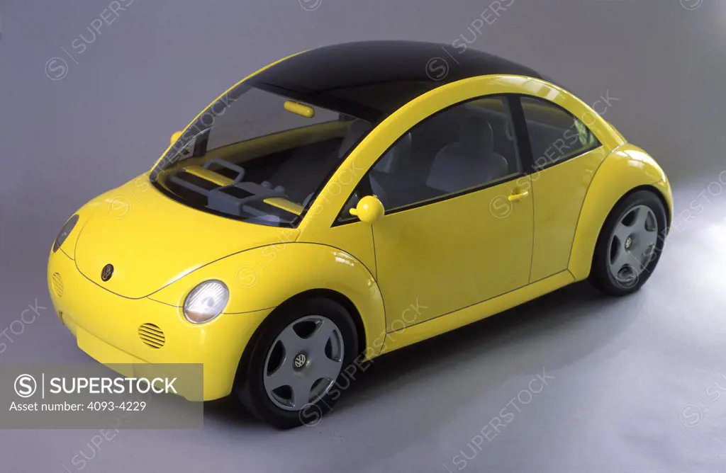 new Beetle model yellow white seamless