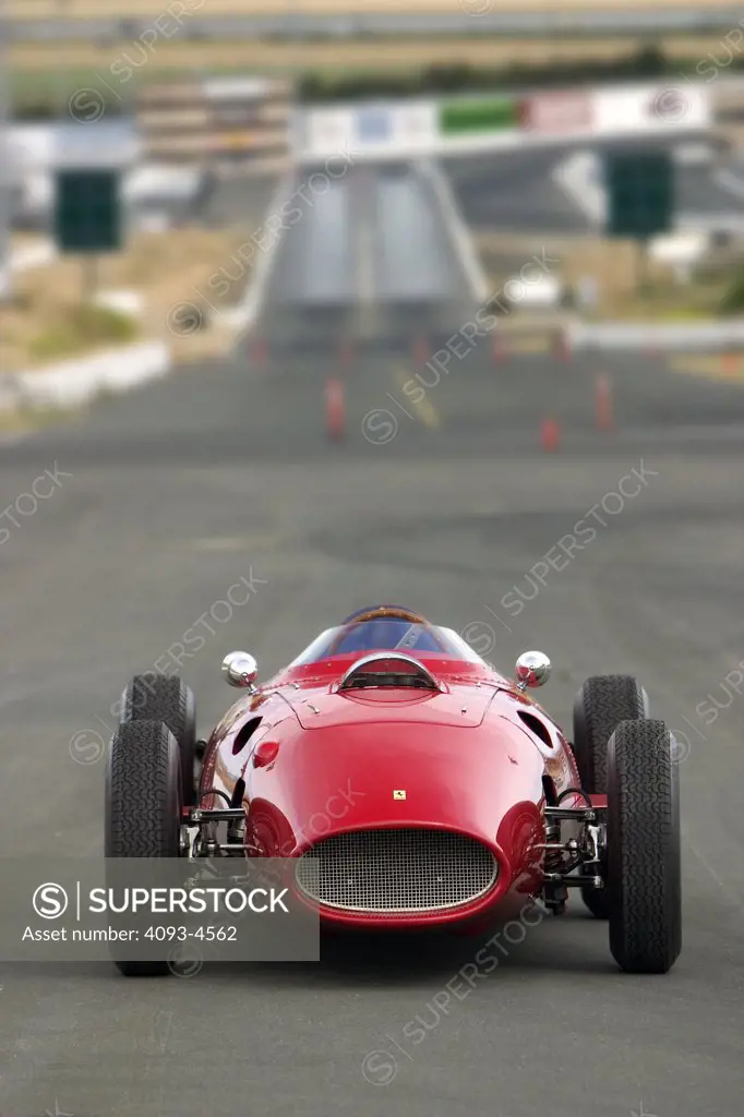 Ferrari 246 Dino red Formula One drag strip