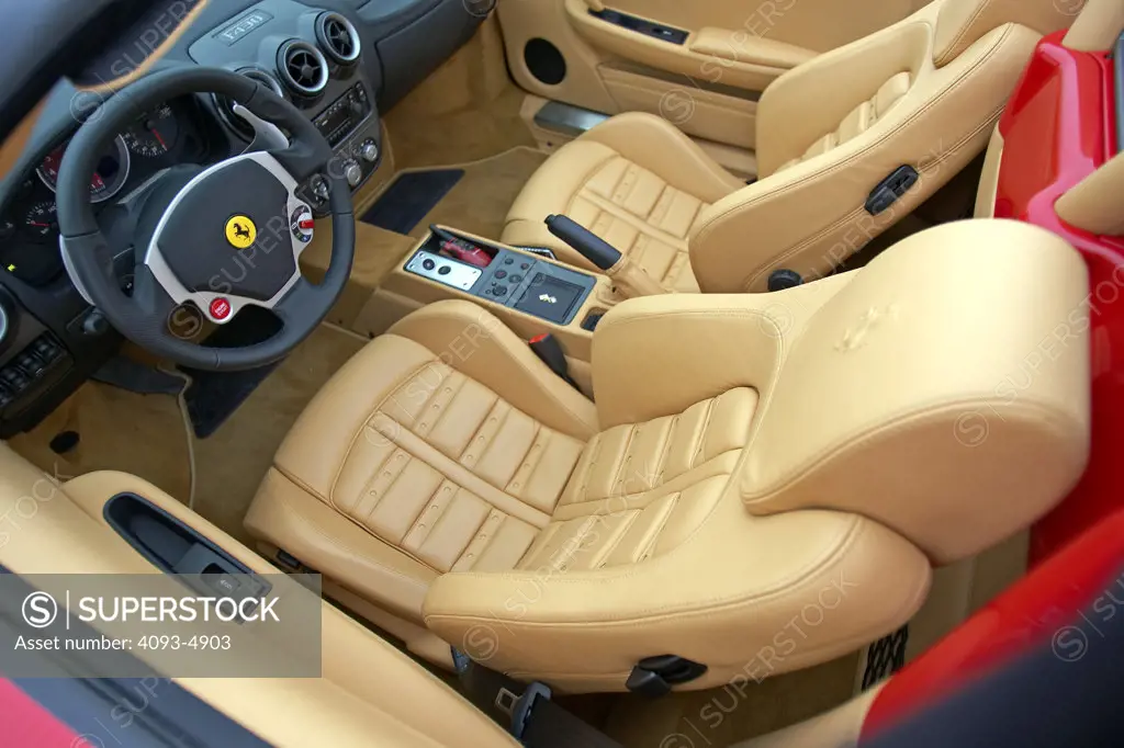 interior Italian Manufacturers European Manufacturers 2006 Ferrari F430 Spider Red