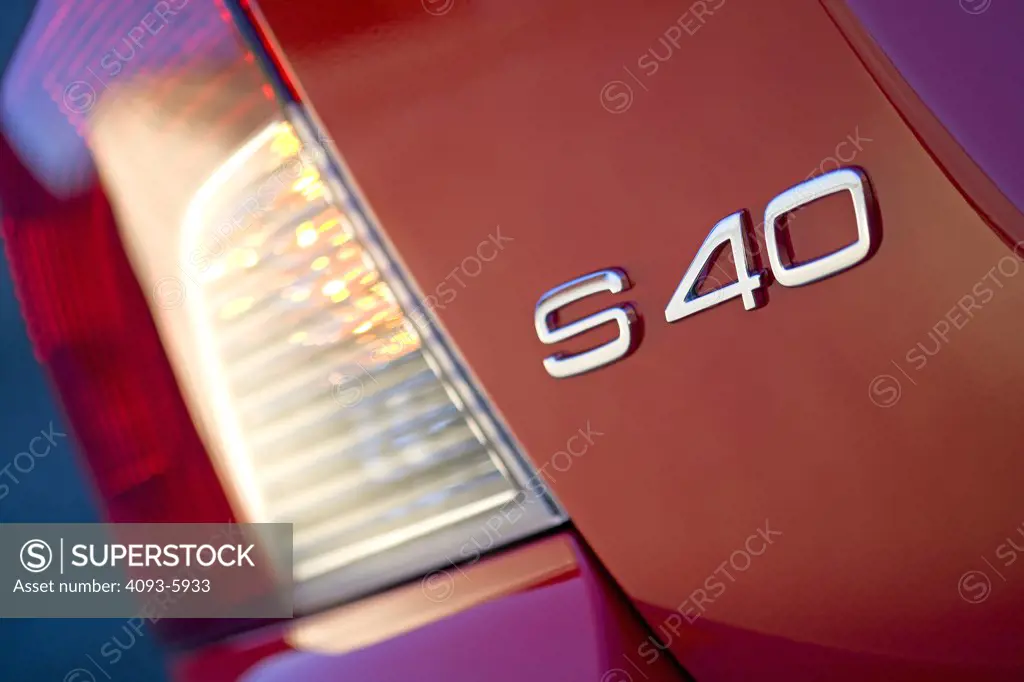 2008 Volvo C30 detail of logo S 40