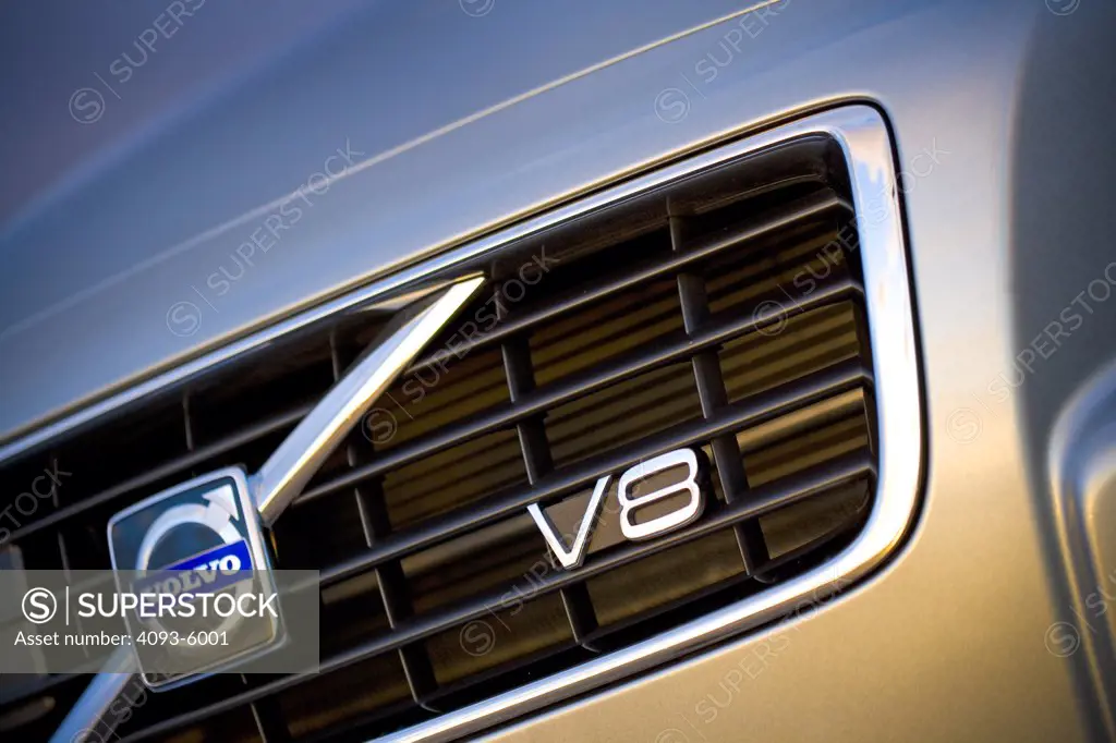 2008 Volvo S80 Detail of grill and logo