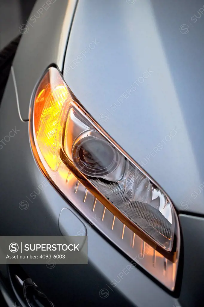 2008 Volvo S80 Detail of front headlight