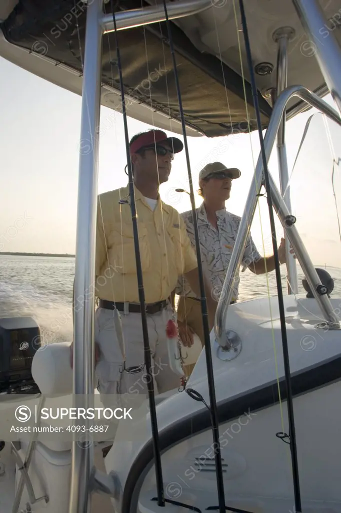 Going fishing in San Carlos Bay, Fort Myers, Florida in a Trophy 1901 Bay Pro boat.