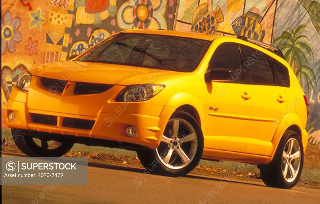 2003 Pontiac Vibe Yellow