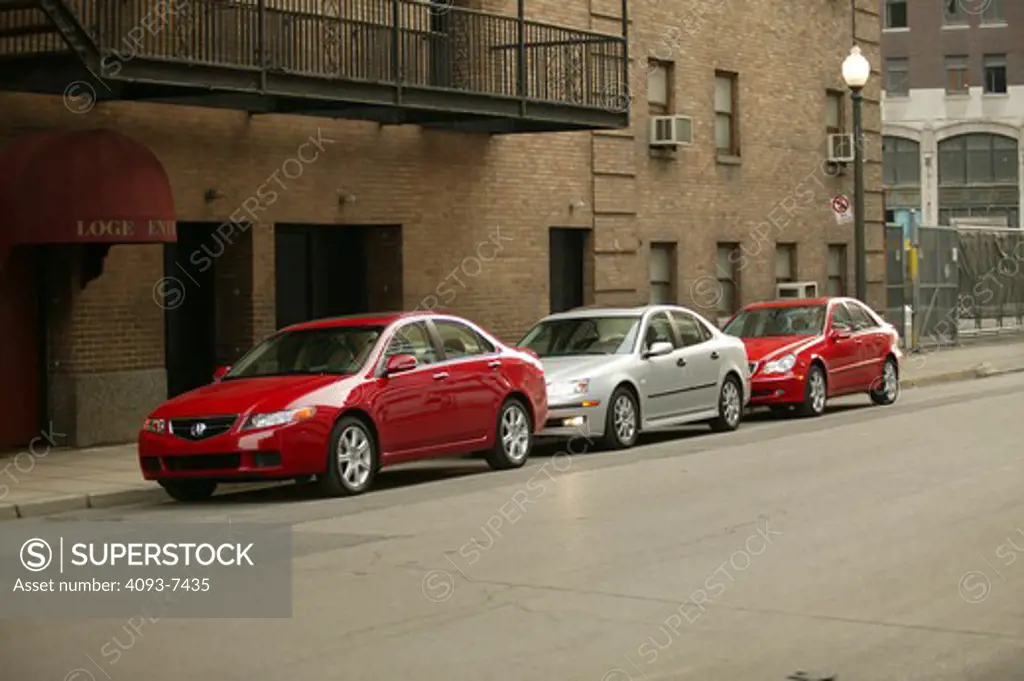 2004 Acura TSX 2003 Mercedes C 230 2003 Saab 9