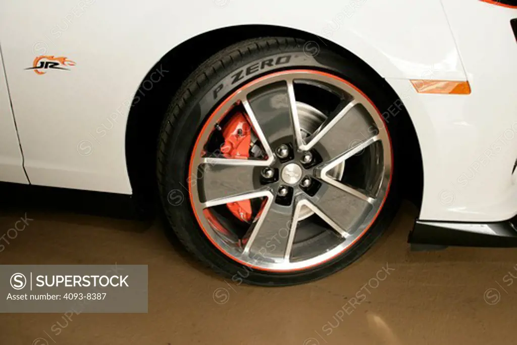 2010 Chevrolet Camaro concept car close-up on wheel rim