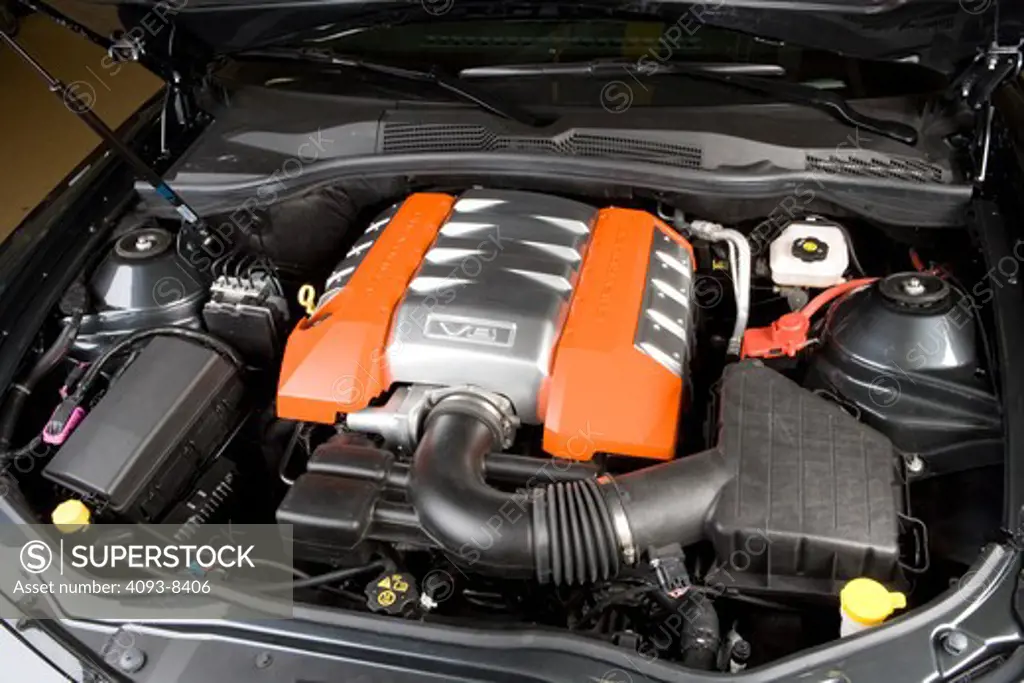 2010 Chevrolet Camaro concept car engine, close-up