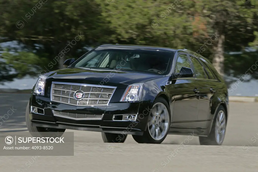 2010 Cadillac CTS Sport Wagon front 3/4