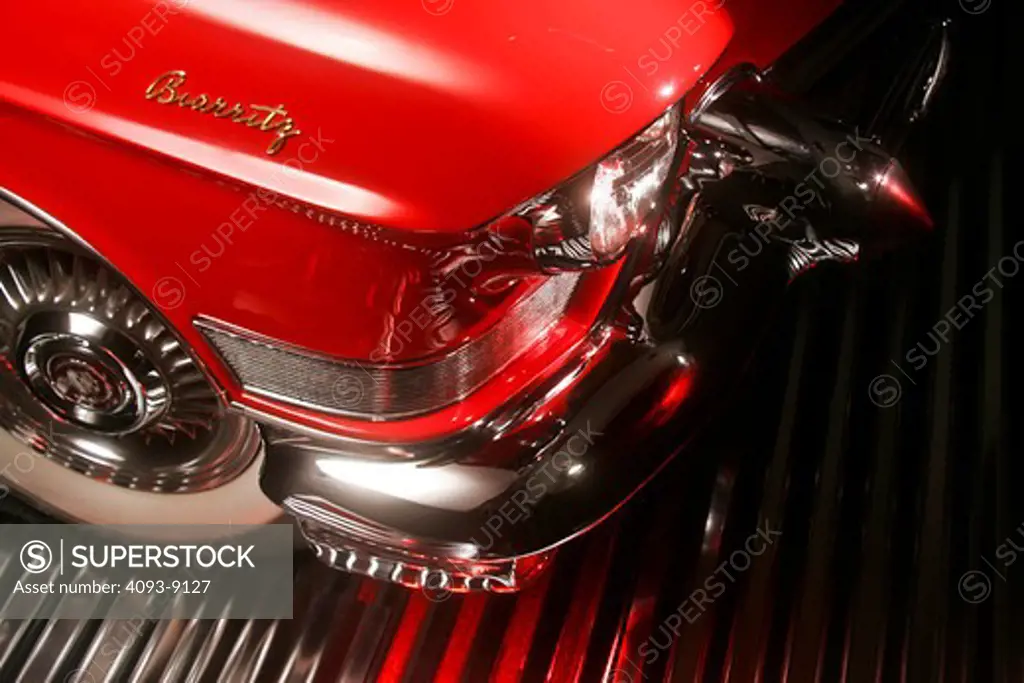 1954 Cadillac El Dorado Bright red in a studio