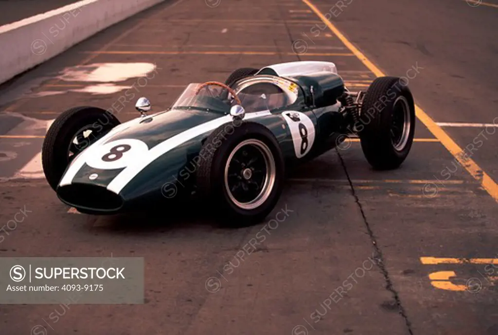 Cooper-Climax front 3/4 green beauty race car