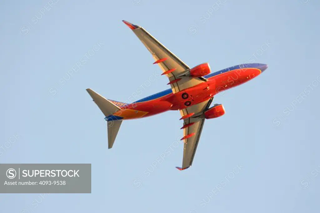 Southwest Airlines Boeing 737-700 737 departing LAX Los Angeles International Airport
