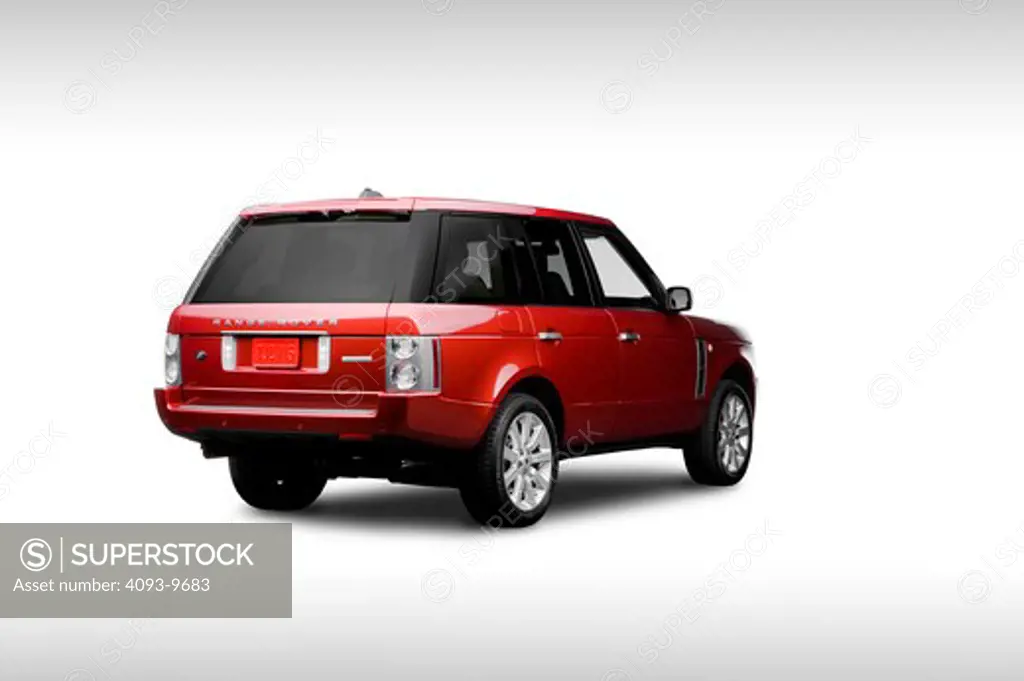 2007 red Range Rover