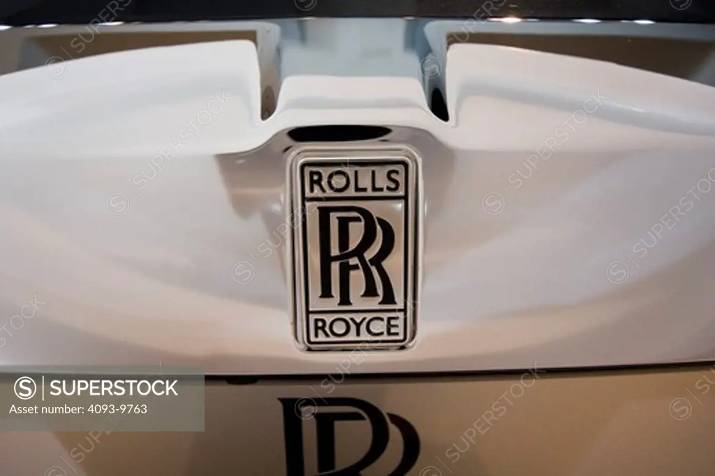 detailed view of Rolls Royce badge