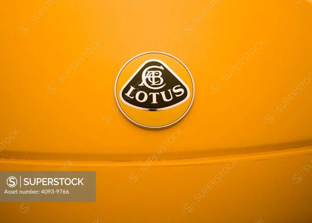detailed view of Lotus badge