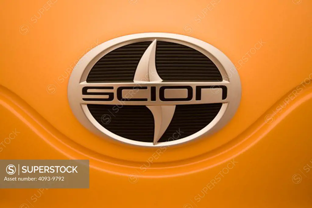 detailed view of Scion badge