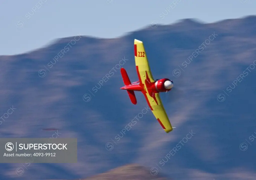 Hawker Sea Fury called 232 September Fury racing at the Reno Air Races in 2008. This is the Unlimited Gold race.