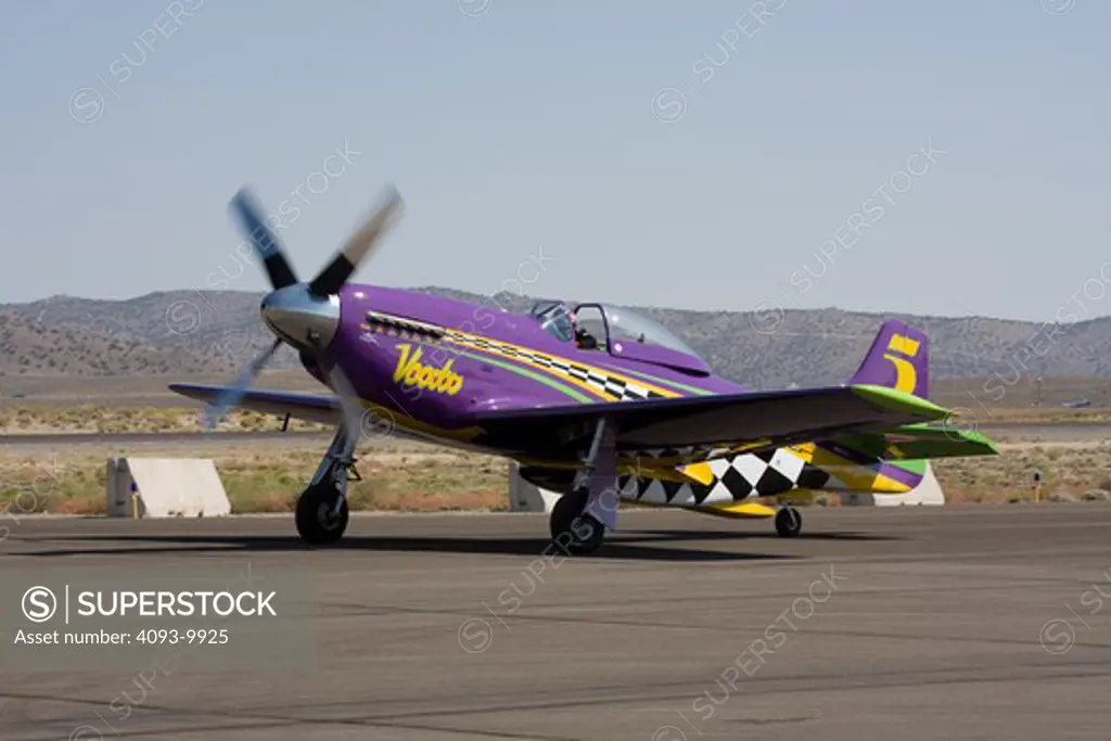 North American P-51D Mustang known as 5 Voodoo during the 2008 Reno Air Races.