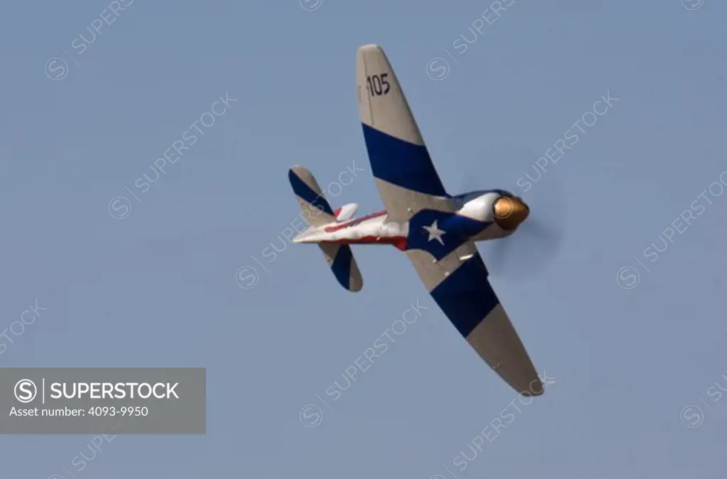Hawker Sea Fury known as 105 Spirit of Texas racing during the 2008 Reno Air Races. This is the Unlimited Gold race.