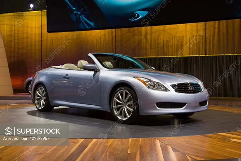 2009 Infiniti G37 convertible shown at the 2008 Los Angeles International Auto Show.