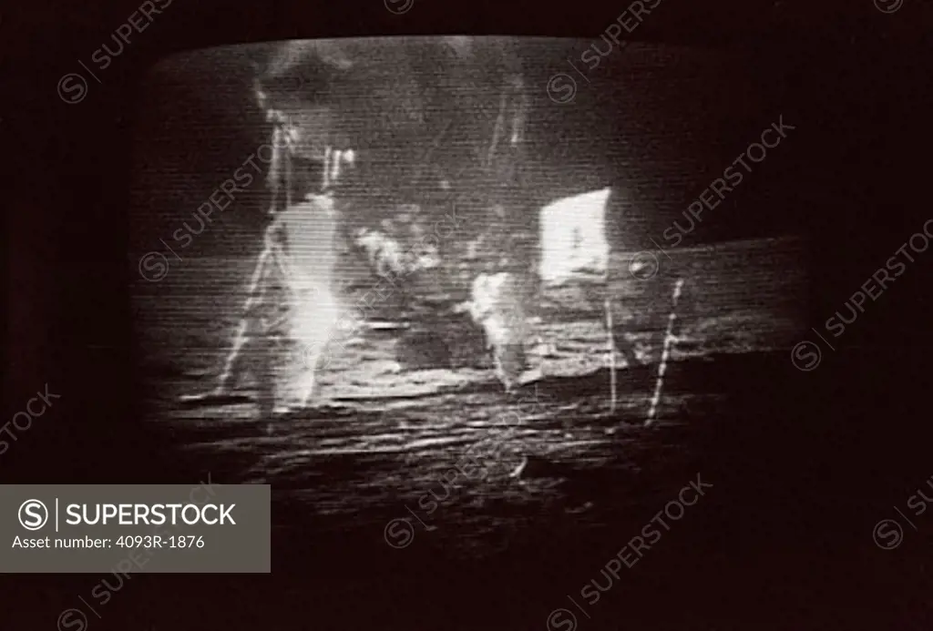 Aviat lunar landing moon space television