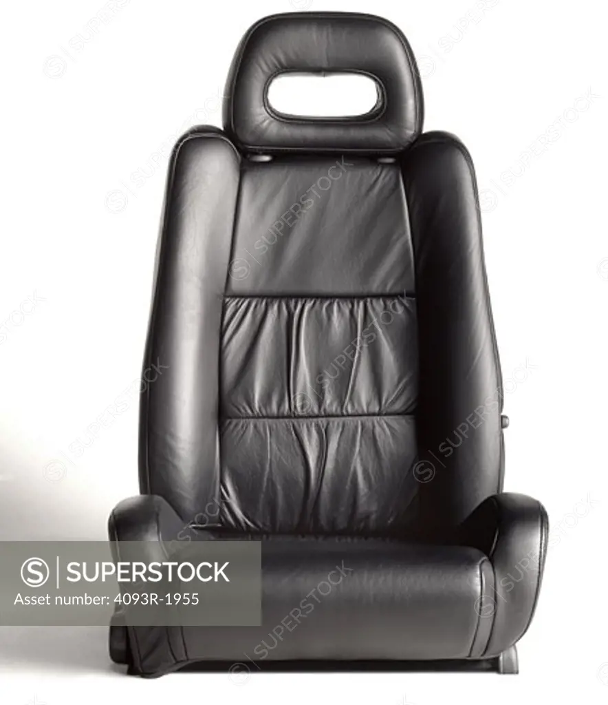 black leather,seat