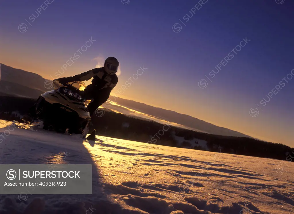 Bombardier Ski-doo snowmobile winter