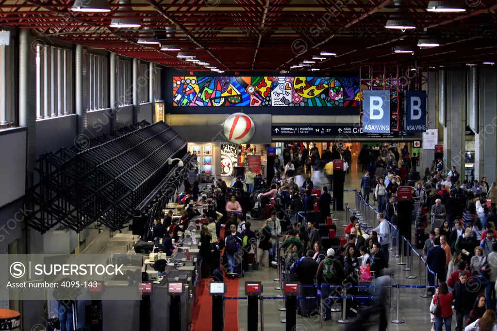 Brazil, Sao Paulo, Inside Guarulhos International Airport