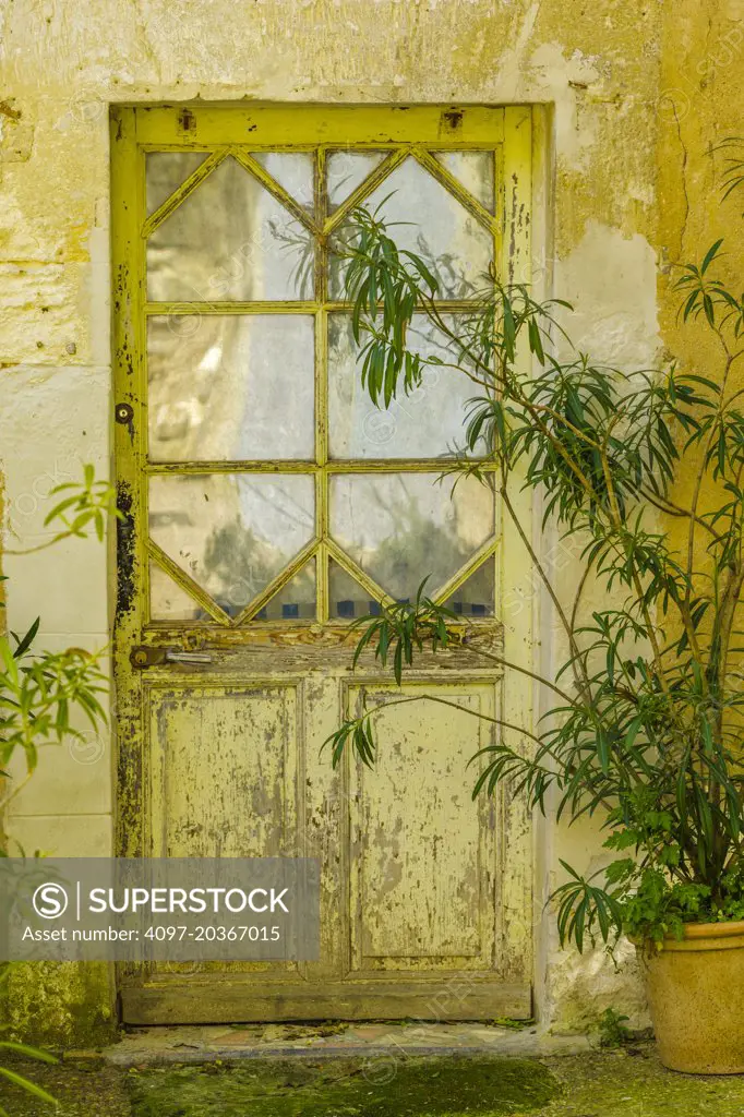 rustic door, Provence, France
