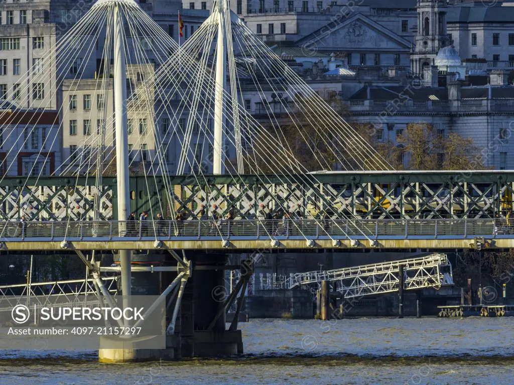 Golden Jubilee Bridge, London England