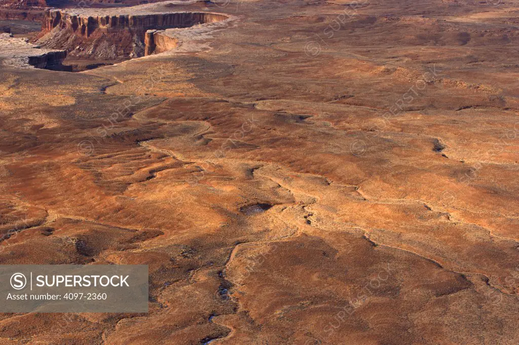 Rock formations in a canyon, Green River, Canyonlands National Park, Utah, USA