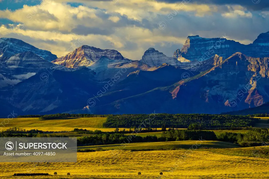 Canada, Alberta, Mountain landscape