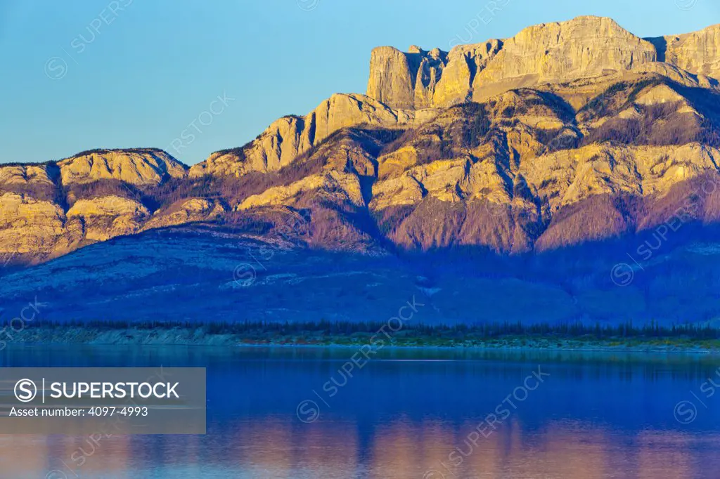 Canada, Alberta, Rocky Mountains, Jasper National Park, Jasper Lake