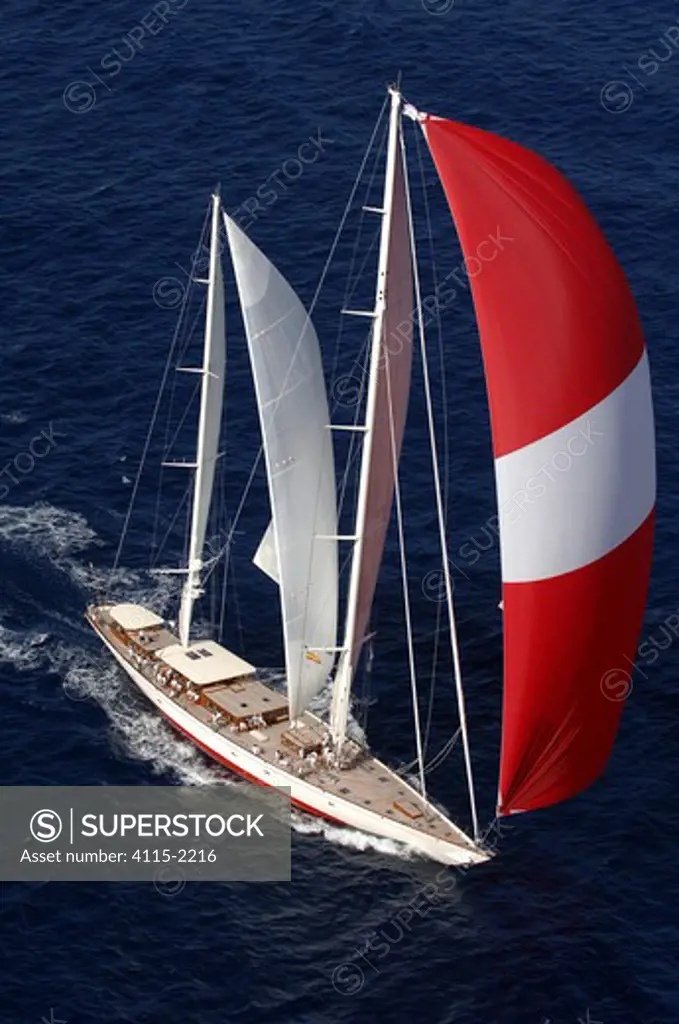 SY 'Adele', 180 foot Hoek Design, at the Superyacht Cup Palma, October 2005