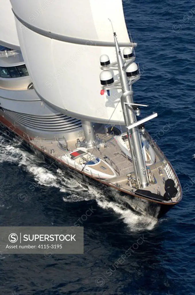 Maltese Falcon arriving from Cannes to St Tropez, France, October 1, 2006.