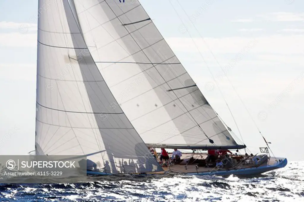 12m yacht racing in the 2006 12 Metre North American Championships, Newport, Rhode Island, USA.