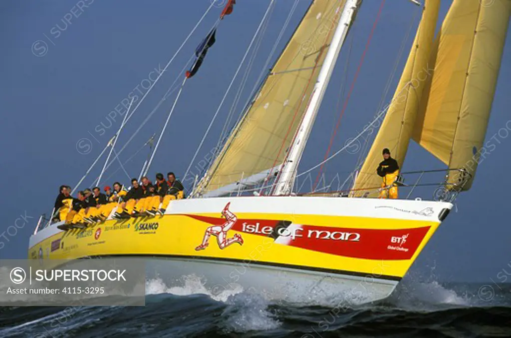 Isle of Man boat for the BT Global Challenge 2000.