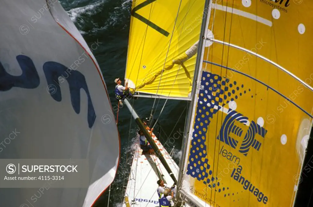 Team EF in the Whitbread Round the World Race, 1997.