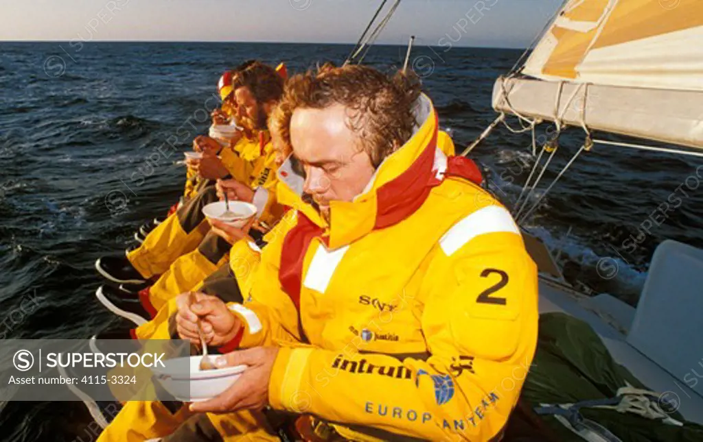 Intrum Justicia' in the Southern Ocean during the Whitbread Round the World Race, 1993.